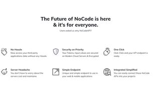 NoCodeAPI screenshot 2