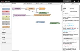 Node-RED screenshot 1