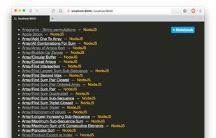 Nodebook screenshot 1