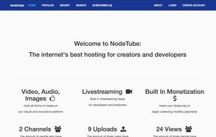NodeTube screenshot 1