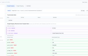 Automatically mapping of fields for all known Marketplaces for easy custom XML implement