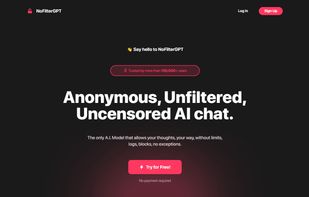 NoFilterGPT screenshot 1