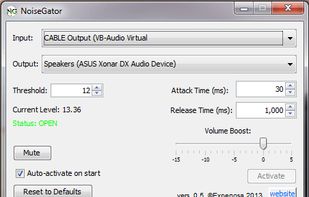 NoiseGator screenshot 1