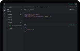 Build  instant SQL APIs over existing databases without the need for a backend server.