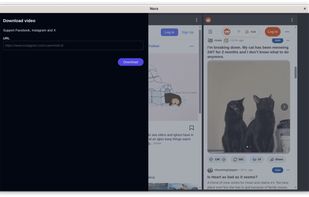 Nora: SNS browser screenshot 2