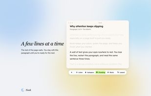 Long pages arrive a few lines at a time. The rest of the page waits until you’re ready.