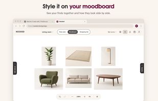 The moodboard: see how pieces from different shops look together.