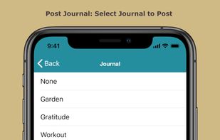 Noomph: Post Journal screenshot 1