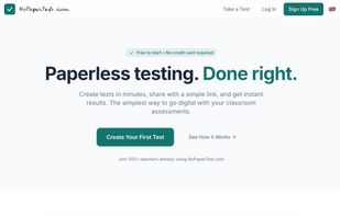 NoPaperTest screenshot 1