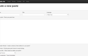 NoPaste.me screenshot 1