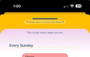 Set up and run scripts — collections of tasks that come to life either on demand or on a schedule.