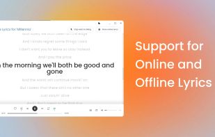 Supports Online and Offline Lyrics