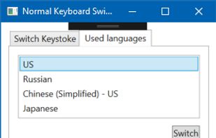 Normal Keyboard Switcher screenshot 1