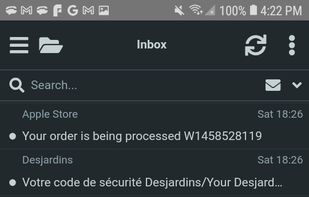 Northmail screenshot 1
