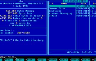 Norton Commander screenshot 1