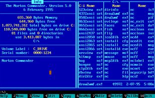Norton Commander screenshot 1
