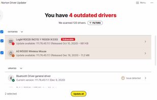 Norton Driver Updater screenshot 1
