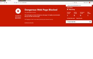 Norton Safe Web screenshot 1