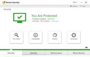 Norton Security Scan screenshot 1