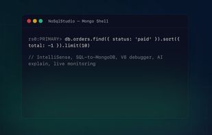 NoSqlStudio screenshot 1