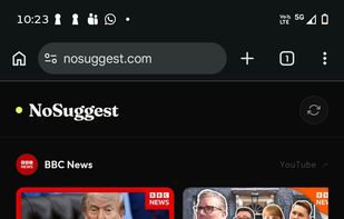 NoSuggest screenshot 1