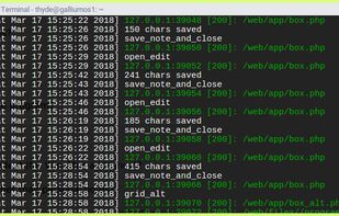 the user needs to start up PHP in a Terminal window .. that's not so bad, once you get used to it