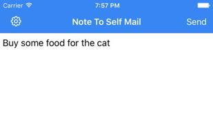 Note To Self Mail screenshot 1