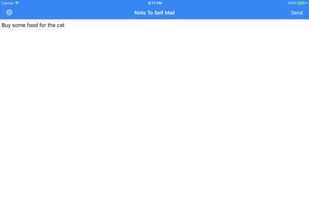 Note To Self Mail screenshot 1