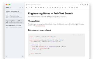 NoteCafe screenshot 1