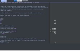 NoteCalc screenshot 1