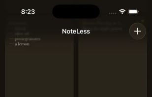 NoteLess screenshot 3