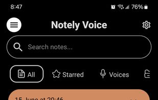 Notely Voice screenshot 1
