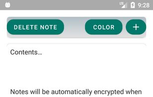 Simple and clean note editor with support for long text. Notes are automatically saved and encrypted locally.