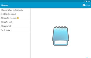 Notepad by Braden Farmer screenshot 2