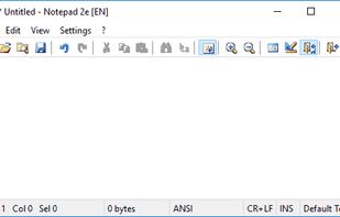 Notepad2e screenshot 1