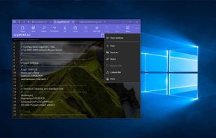 NotepadX screenshot 1