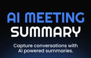 AI-generated meeting summary — current App Store screenshot