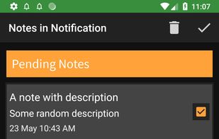 Notes in Notification screenshot 3