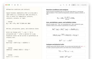 Chemical notations (mhchem)