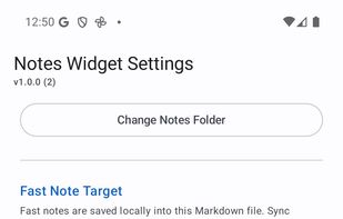Notes Widget for Markdown screenshot 3