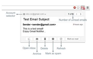 Notifier for Gmail screenshot 1