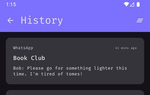 NotiFilter screenshot 1