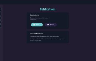 Notification settings