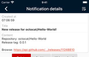 Notify17 screenshot 1