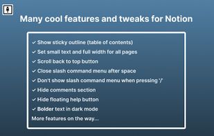 Notion Boost screenshot 1
