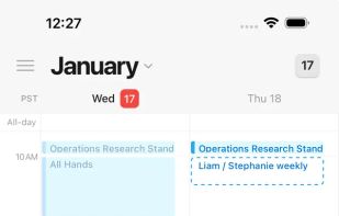 Notion Calendar screenshot 1