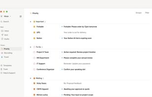 Notion Mail screenshot 1