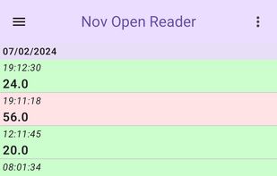 Nov Open Reader screenshot 1
