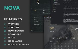 Nova New Tab screenshot 2