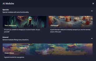 Using AI Modules, you can draw upon specific themes, replicate famous
writers, or even train one with your own data.